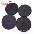 Black Round Knitted Wig Elastic Band For Wigs